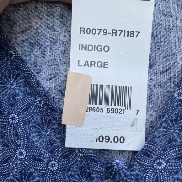 Sanctuary Women's Romper Size L Naomi Printed Pintuck Navy - Picture 9 of 10